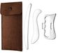 Merkloos 3-in-1 Roestvrij Stalen Gua Sha Massage Tool Set