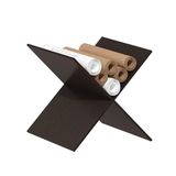 Furinno Kubus Organizer Insert, Engineered Wood, Dark Oak, X-Shape