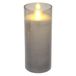Homea 6BLV004GC LED-kaarsen, lichtgrijs, breed