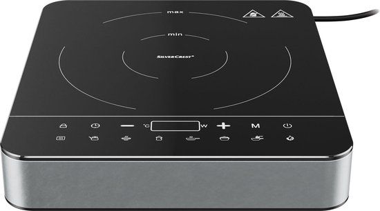 Silvercrest Inductiekookplaat - 2000W - 60-240°C - Inductie koken