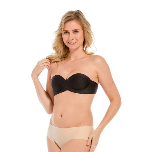 MAGIC Bodyfashion Wing Bra - Voorgevormde Strapless Plak BH - Zwart
