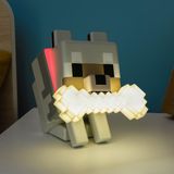 Paladone - GloBuddies - Minecraft - Wolf lamp - LED Night Light - Battery Powered