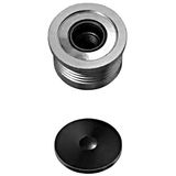HELLA 9XU 358 038-291 Dynamovrijloop - Schroefdraadmaat: M16x1,5 - Aantal groeven: 5 - Met kap