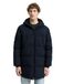 Tom Tailor Denim Puffer parka voor heren met capuchon 1046904, 10668 - Sky Captain Blue, XL