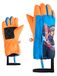 Ziener Leo-Z Skihandschoenen/wintersport | wind-, waterafstotend, lange rits, Poison orange, 3