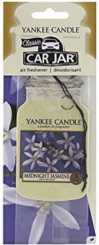 Yankee Candle Car Jar Midnight Jasmine - Bloemig - 7ml