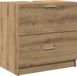vidaXL Badkamerkast Artisan Eiken 59 x 37 x 59 cm Bewerkt hout