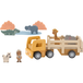 LUPILU® Véhicule de motricité en bois (Camion safari pour observer les animaux)