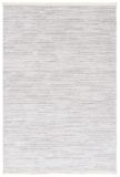 Safavieh Whisper Collection Modern tapijt voor woonkamer, eetkamer, slaapkamer, korte pool, ivoor en grijs, 91 x 152 cm