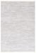 Safavieh Whisper Collection Modern tapijt voor woonkamer, eetkamer, slaapkamer, korte pool, ivoor en grijs, 91 x 152 cm