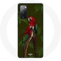 Maniacase Etui voor Samsung Galaxy S20 FE Pionus Papegaai Red