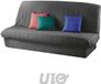PROMO LINGE Gewatteerde Clic Clac-hoes Antraciet Polyester