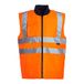 Blackrock Omkeerbaar veiligheidsvest met hoge zichtbaarheid, oranje/marineblauw met gewatteerde voering, voor dames en heren, maat 4XL