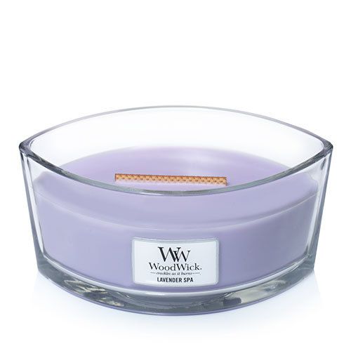 WoodWick 76492 Eucalyptus & Lavender Scented Candle - Lilac - 19cm