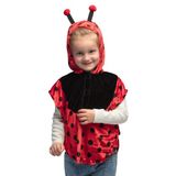 Boland Kinderponcho Lieveheersbeestje (3-4 jaar)