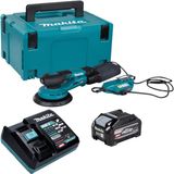 Makita BO 002 CGU101 ponceuse orbitale sans fil 40 V max. 150 mm 5,0 mm d'amplitude Brushless + 1x batterie 4,0 Ah + chargeur + Makpac