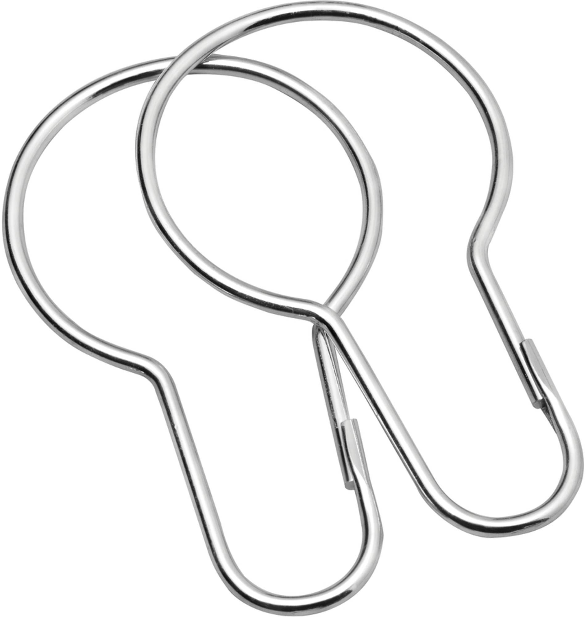 Sealskin Hooks - Douchegordijnringen - Metaal - zilver