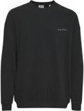 Solid DK Company A/S Sweatshirt Solid Mill Zwart Katoen Lange Mouw Ronde Hals Maat L