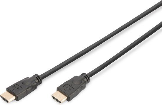 Digitus HDMI Aansluitkabel HDMI-A stekker, HDMI-A stekker 3.00 m Zwart DK-330123-030-S