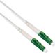 ROLINE Glasvezelkabel 9/125 µm OS2, LC/LC, APC, staalgewapend, simplex, LSOH, wit, 10 m