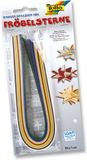 Folia Hobbypakket - Paper strips for star making 130g/m2 35x1cm x100 x-mas