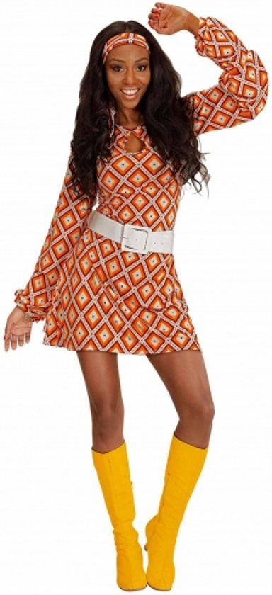 Generik Groovy jaren 70 retro outfit voor vrouwen - 8003558088539
