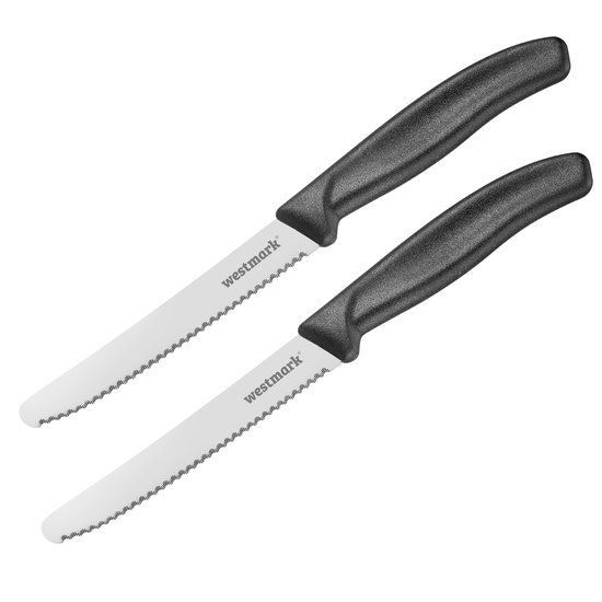 Westmark Daily-Slice Ontbijtmessen – 2 stuks, roestvrij staal, vaatwasserbestendig