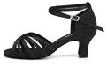 BURTAN "HAVANA" Chaussures de danse, Bachata, Kizomba, Latino - Noir, 5 cm.