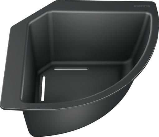 BLANCO Hoekschotel Zwart Kunststof