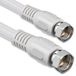 1aTTack.de SAT-antennekabel 1,5 meter 2x afgeschermde F-connector > F-connector (volledig afgeschermd) SAT wit F-F 85db