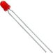 Vishay TLLR4401 Bedrade LED Rood Rond 3.2 mm 2 mcd 50 ° 7 mA 1.9 V