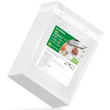 Bonsenkitchen Vacumeerrollen & zakken VOORDEELVERPAKKING -100 pcs 20 x 30 cm ,Diepvriezer en magnetron bestendig 100% BPA-vrij