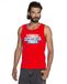Bellatio Decorations Rode singlet / tanktop Die naast mij kan ook niet zingen heren L