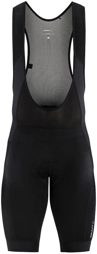 Craft Essence Bib Shorts M Fietsbroek Mannen - Zwart/Zilver - Maat L