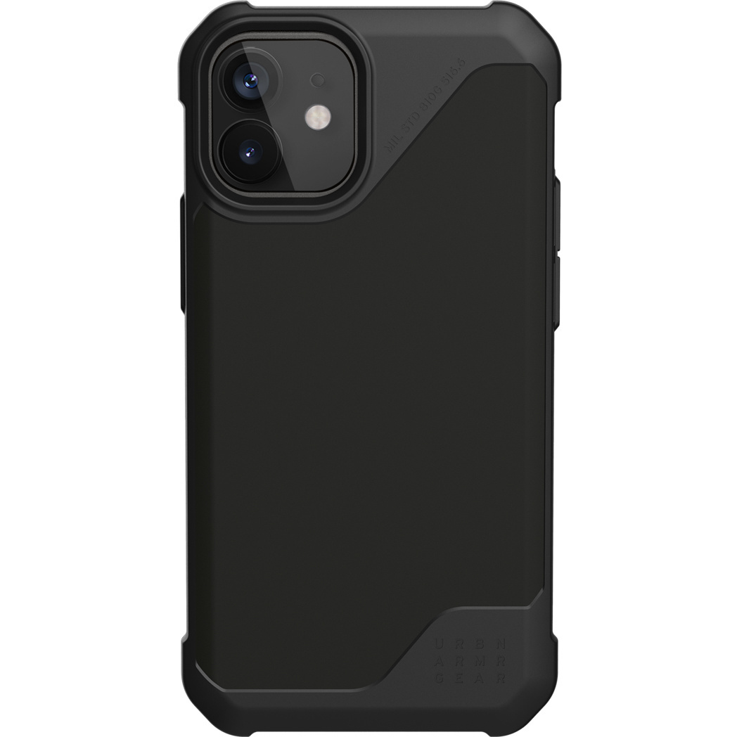 Urban Armor Gear UAG - iPhone 12 mini Hoesje - Back Case Metropolis LT Satijn Zwart