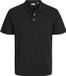 JACK&JONES JJWILL KNIT POLO SS Heren Polo Zwart Katoen Maat S