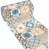 Tapis de cuisine tapis de couloir caoutchouc moderne majolique - 51x180 cm