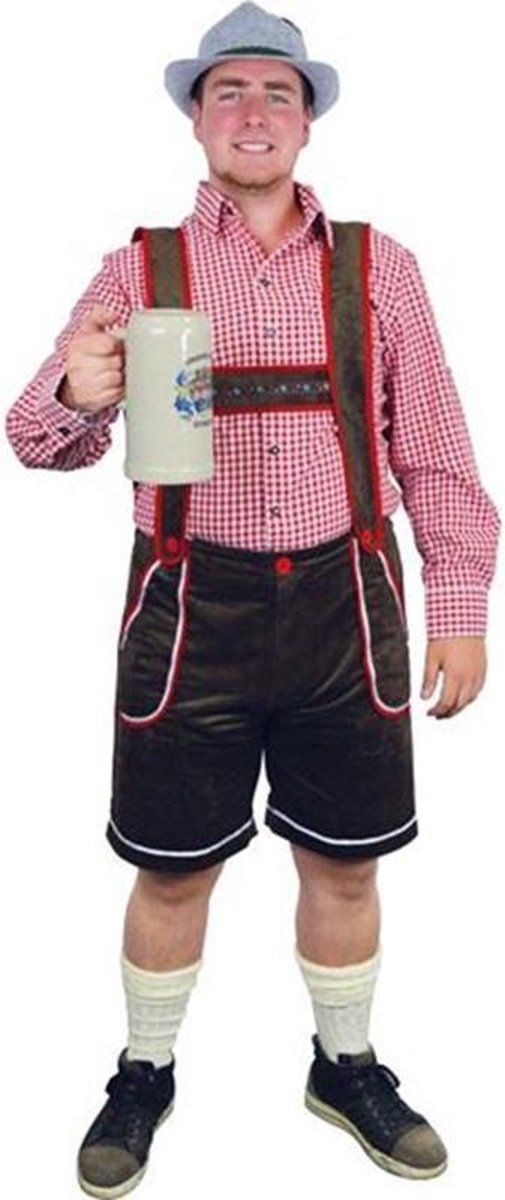 Witbaard Tiroler broek deluxe lichtbruin (mt L)