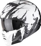 Scorpion EXO Combat II Marauder Jethelm - Zwart/Wit