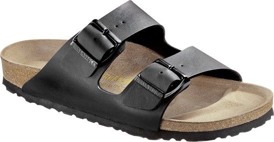 Birkenstock Arizona Smal Dames Slippers - Black - 4013871010524