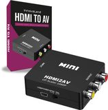 InnovaLand HDMI naar Tulp AV Converter - 1080P Full HD