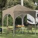 Prolenta Maison Exclusive Pop-up partytent, 194 x 194 x 245 cm, crème kleur