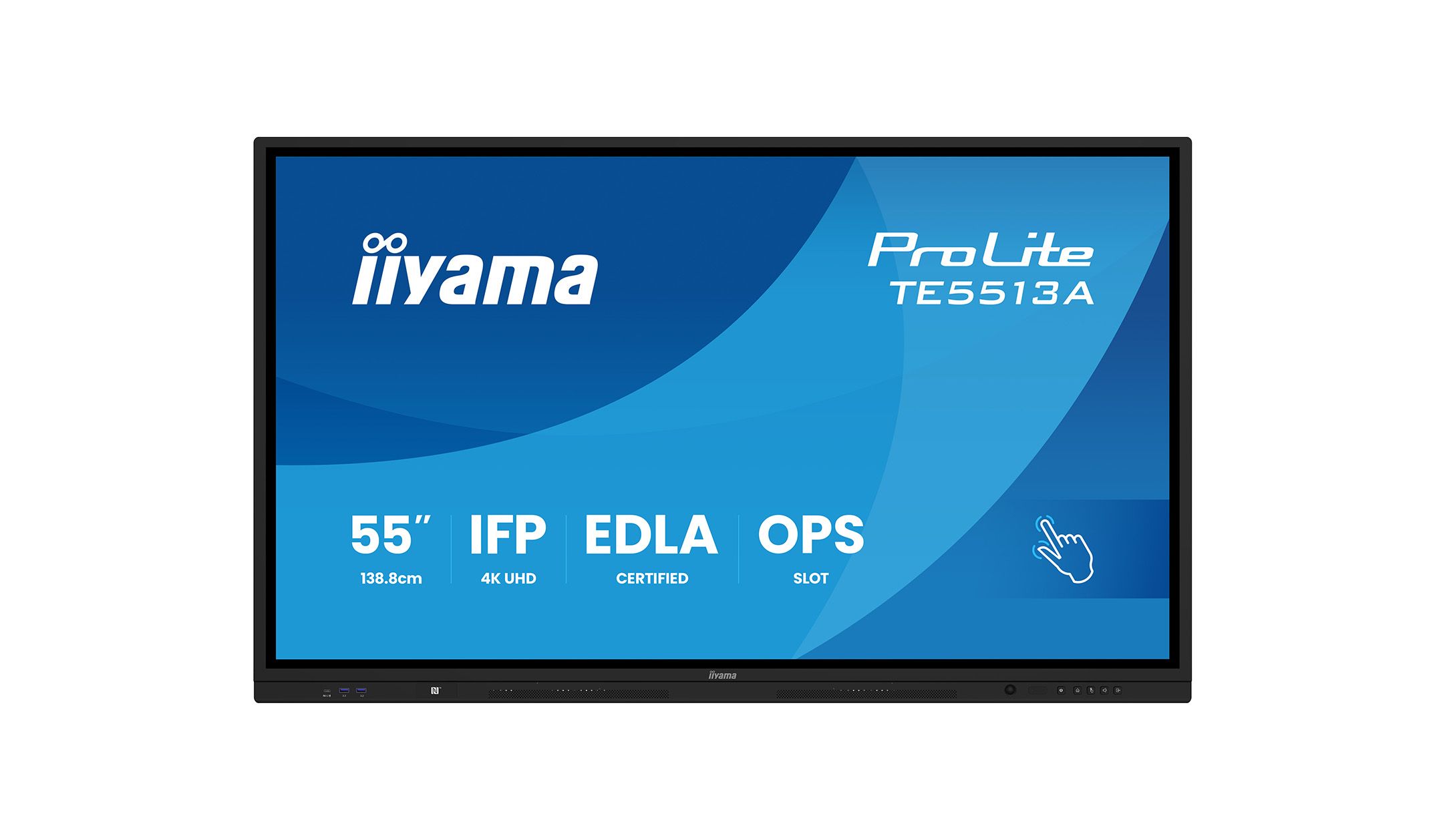 iiyama TE5513A-B2AG Signage Display 138.7 cm (54.6') Wi-Fi 4K Ultra HD Touchscreen Android