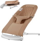 VEVOR Balançoire pour bébé Chaise longue pour bébé 65,1x41x60cm 0-9 Mois Camel