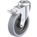 Blickle LKRA-VPA 126K-11-FI Zwenkwiel met rem Wieldiameter: 125 mm Draagvermogen (max.): 120 kg 1 stuk(s)