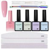 Canni Rubberbase Set - 10-delig - HEMA-vrij - TPO-vrij - Kleur 09