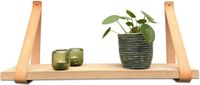 Brute Strength Leren plankdragers - Naturel - 6 stuks