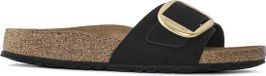 Birkenstock Madrid Big Buckle Slippers - Dames - Zwart - Maat 35