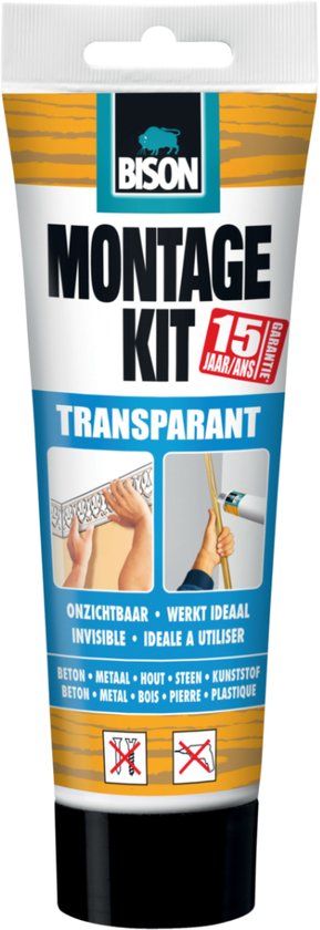 Bison Montagekit Transparant Tube - 250 g