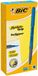 BIC Highlighter Grip Surligneur Pointe biseautée Bleu 12 Pièces